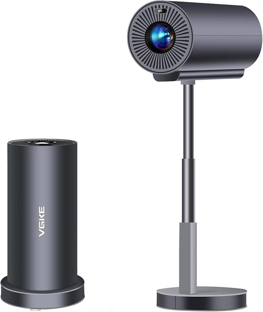 VGKE Mini Beamer 4K UHD 15000 Lumen WiFi6 Bluetooth Autofokus Trapezkorrektur Heimkino Projektor für Smartphone Outdoor