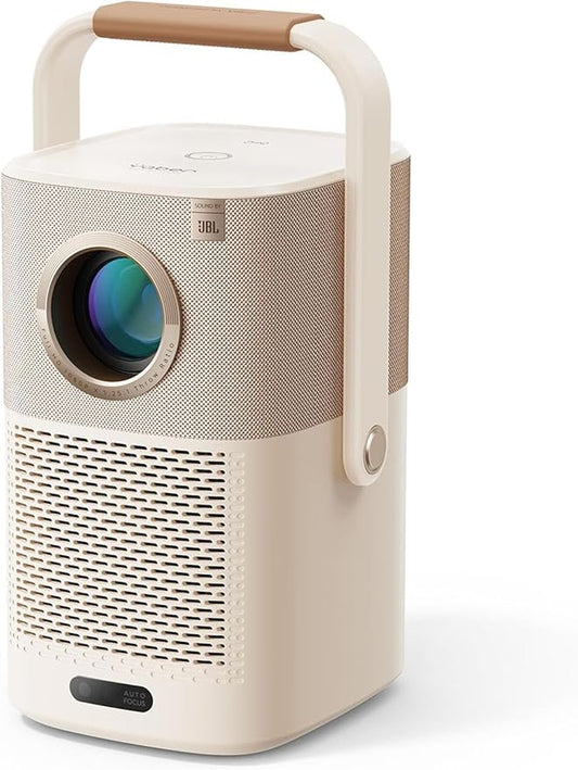 Beamer Sound by JBL, T2 Portable Projektor FHD 1080P Native Outdoor Beamer mit 2.5H Built-in Batterie/Autofokus/Trapezkorrektur Klein Projektor Heimkino, Projector für Handy/Laptop/HDMI/USB