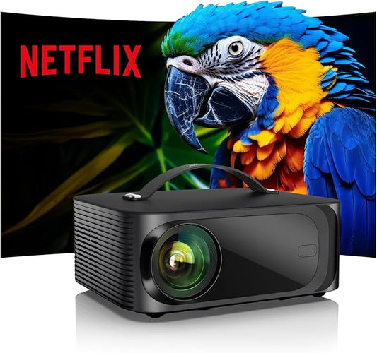 ONOAYO 30000L Beamer 4K UHD 1000ANSI Netflix WiFi6 Bluetooth Heimkino Projektor mit Dolby Audio